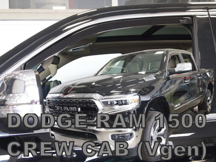 Deflektory Heko - Dodge Ram 1500  V 4-dverový od 2019 (Crew Cab / Quad Cab)