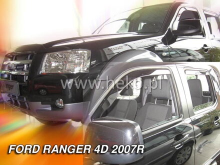 Deflektory Heko - Ford Ranger 2007-2012 (so zadnými)