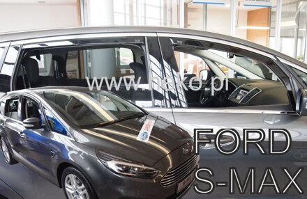 Deflektory Heko - Ford S-Max od 2016 (so zadnými)