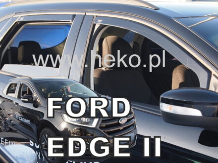 Deflektory Heko - Ford Edge II 2014-2023 (so zadnými)