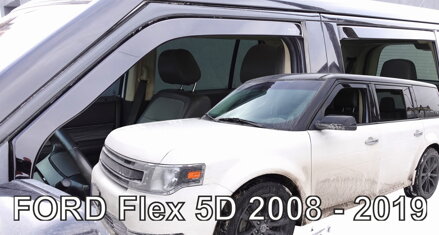Deflektory Heko - Ford Flex 2008-2019 (so zadnými)