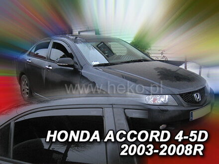 Deflektory Heko - Honda Accord Sedan 2003-2008 (so zadnými)
