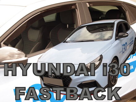 Deflektory Heko - Hyundai i30 Fastback od 2019 (so zadnými)