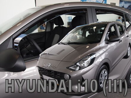 Deflektory Heko - Hyundai i10 od 2020  (so zadnými)