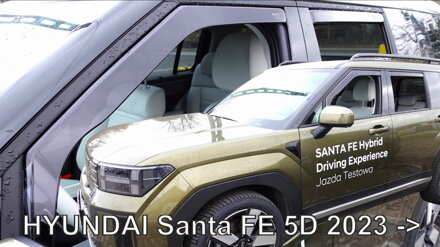 Deflektory Heko - Hyundai Santa Fe od 2024 (so zadnými)