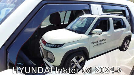 Deflektory Heko - Hyundai Inster od 2025 (so zadnými)