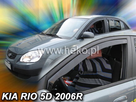 Deflektory Heko - Kia Rio 2005-2011