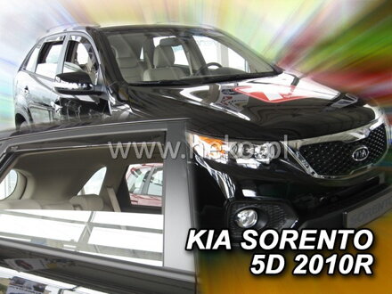 Deflektory Heko - Kia Sorento 2009-2015 (so zadnými)