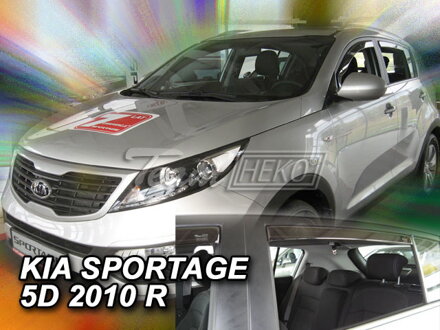 Deflektory Heko - Kia Sportage 2010-2016 (so zadnými)