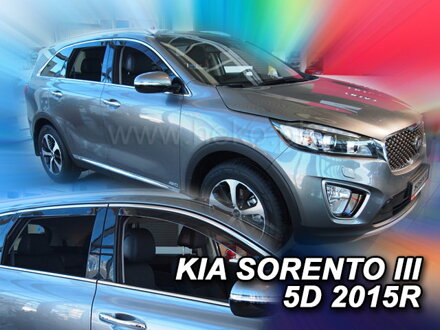 Deflektory Heko - Kia Sorento 2015-2020 (so zadnými)