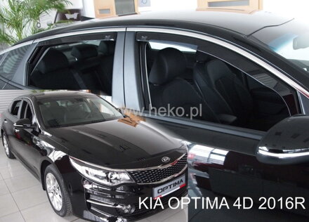 Deflektory Heko - Kia Optima od 2016 (so zadnými)