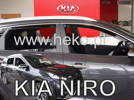 Deflektory Heko - Kia Niro 2016-2022 (so zadnými)