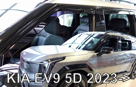 Deflektory Heko - Kia EV9 od 2023 (so zadnými)