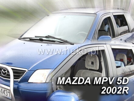 Deflektory Heko - Mazda MPV od 2001 (so zadnými)