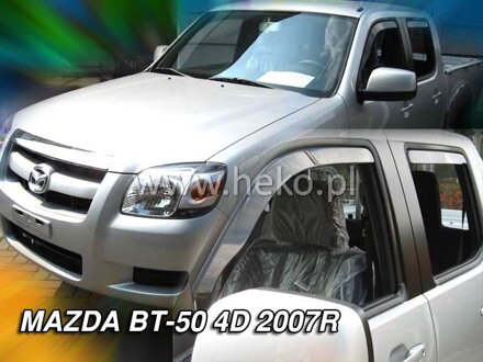 Deflektory Heko - Mazda BT-50 od 2007 (so zadnými)