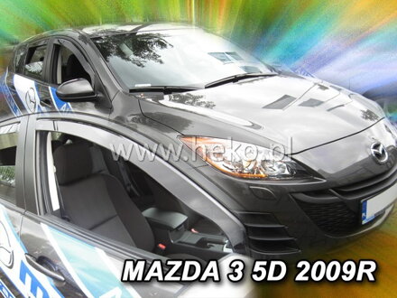 Deflektory Heko - Mazda 3 2009-2014