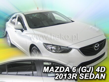 Deflektory Heko - Mazda 6 GJ Sedan od 2013 (so zadnými)