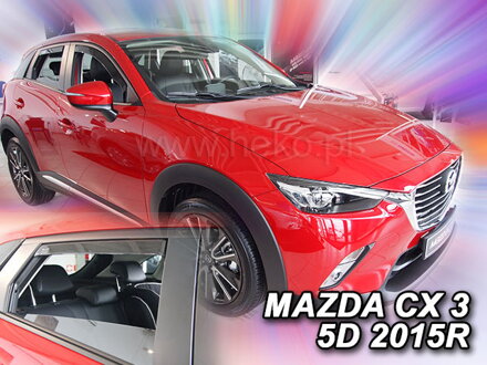 Deflektory Heko - Mazda CX-3 od 2015 (so zadnými)