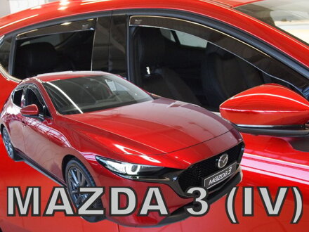 Deflektory Heko - Mazda 3 Htb od 2019 (so zadnými)