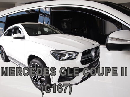 Deflektory Heko - Mercedes GLE Coupe C167 od 2019 (so zadnými)