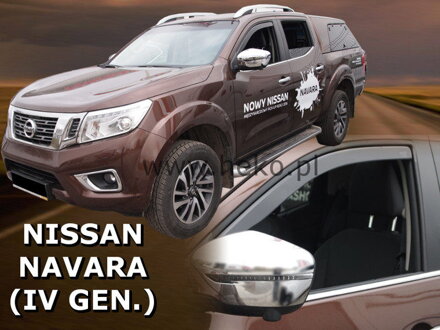 Deflektory Heko - Nissan Navara NP300 IV od 2014