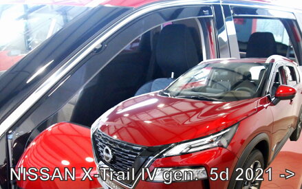 Deflektory Heko - Nissan X-Trail IV od 2022 (so zadnými)