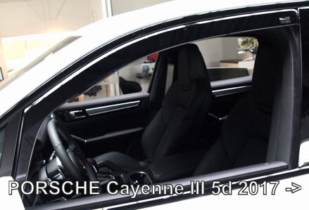 Deflektory Heko - Porsche Cayenne Coupe od 2019