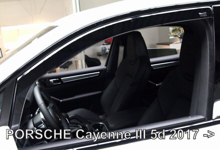 Deflektory Heko - Porsche Cayenne III od 2017