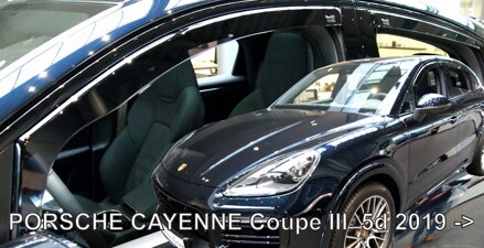 Deflektory Heko - Porsche Cayenne Coupe od 2019 (so zadnými)