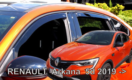 Deflektory Heko - Renault Arkana od 2019 (so zadnými)