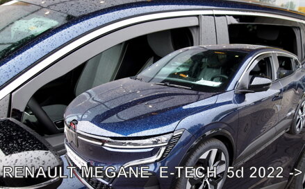 Deflektory Heko - Renault Megane E-Tech od 2020 (so zadnými)