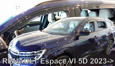 Deflektory Heko - Renault Espace VI od 2023 (so zadnými)