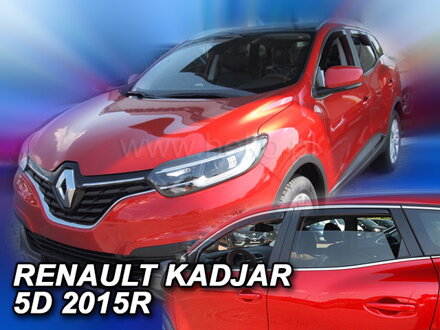 Deflektory Heko - Renault Kadjar od 2015 (so zadnými)