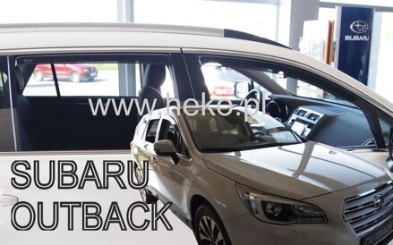 Deflektory Heko - Subaru Outback V 2015-2021 (so zadnými)