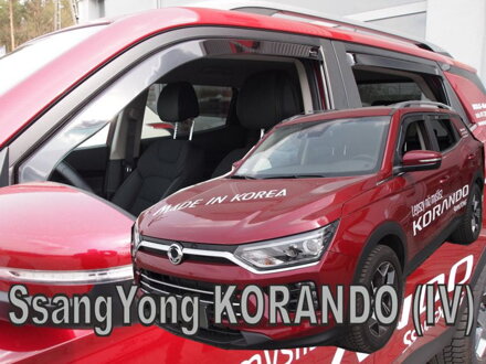 Deflektory Heko - Ssangyong Korando IV od 2019 (so zadnými)
