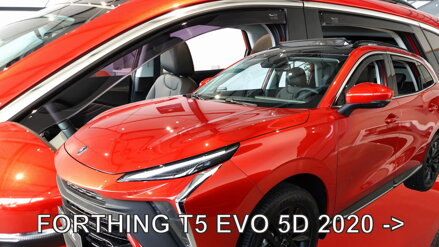 Deflektory Heko - Forthing / Dongfeng T5 EVO od 2020 (so zadnými)