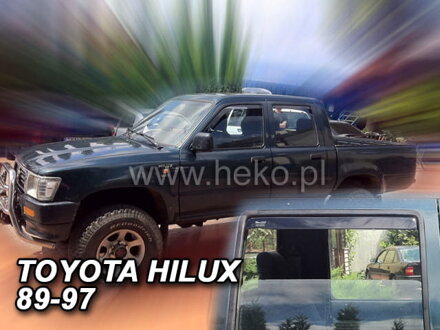 Deflektory Heko - Toyota Hilux 1989-1997 (so zadnými)