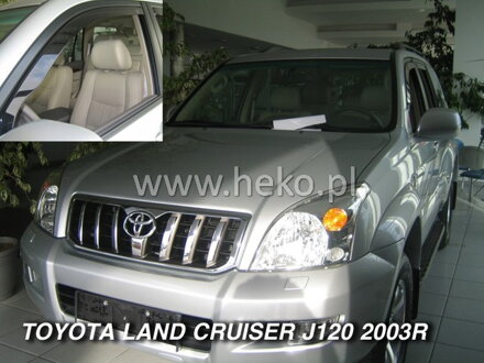 Deflektory Heko - Toyota Land Cruiser J120 od 2003 (so zadnými)