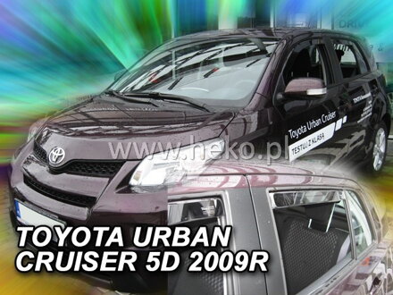 Deflektory Heko - Toyota Urban Cruiser od 2009 (so zadnými)