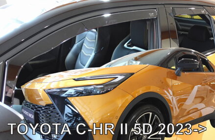 Deflektory Heko - Toyota C-HR II od 2023 (so zadnými)