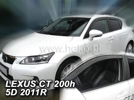 Deflektory Heko - Lexus CT 200H od 2011