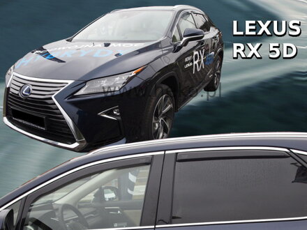 Deflektory Heko - Lexus RX (IV) AL20 2016-2022 (so zadnými)