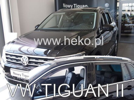 Deflektory Heko - VW Tiguan II 2016-2023 (so zadnými)