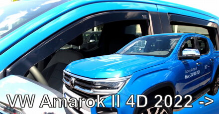 Deflektory Heko - VW Amarok II od 2023 (so zadnými)