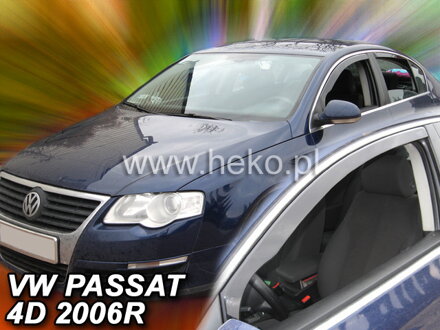 Deflektory Heko - VW Passat B6, B7 2005-2014