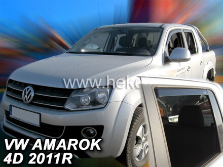 Deflektory Heko - VW Amarok 2010-2022 (so zadnými)