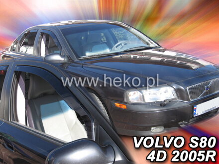 Deflektory Heko - Volvo S80 1998-2006