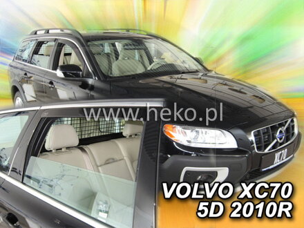 Deflektory Heko - Volvo V70 / XC70 2007-2016 (so zadnými)