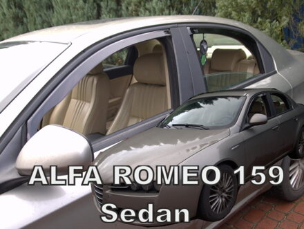 Deflektory Heko - Alfa Romeo 159 2005-2011 (so zadnými)
