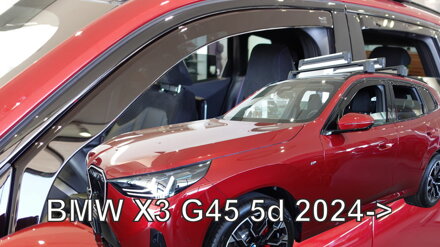 Deflektory Heko - BMW X3 G45 od 2024 (so zadnými)